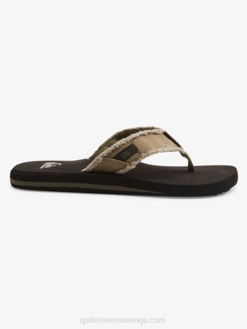 Quiksilver PJ4H1292 moški zelena/črna/rjava sandali monkey abyss