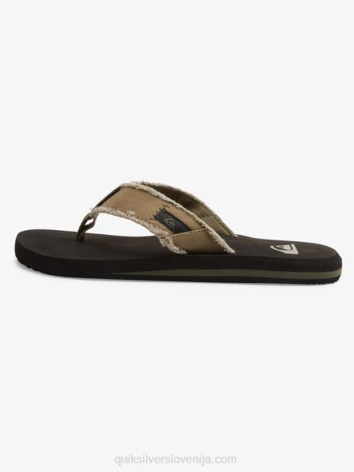 Quiksilver PJ4H1292 moški zelena/črna/rjava sandali monkey abyss