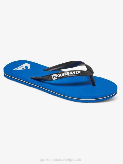 Quiksilver PJ4H1589 moški črna/modra molokai japonke