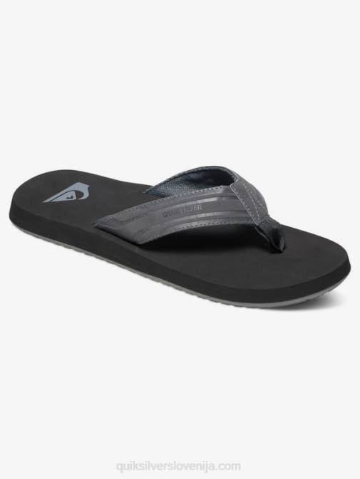 Quiksilver PJ4H1645 moški siva/črna sandali z opičjim ključem