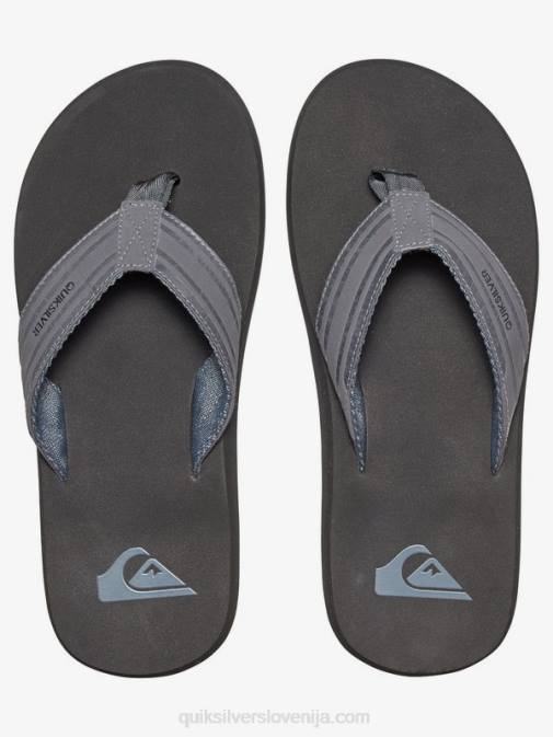 Quiksilver PJ4H1645 moški siva/črna sandali z opičjim ključem