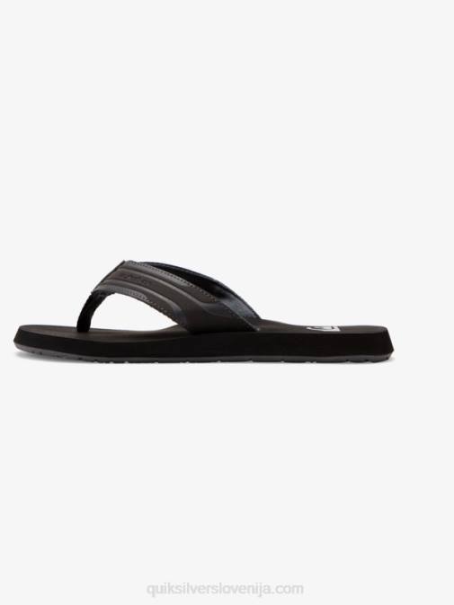 Quiksilver PJ4H1645 moški siva/črna sandali z opičjim ključem