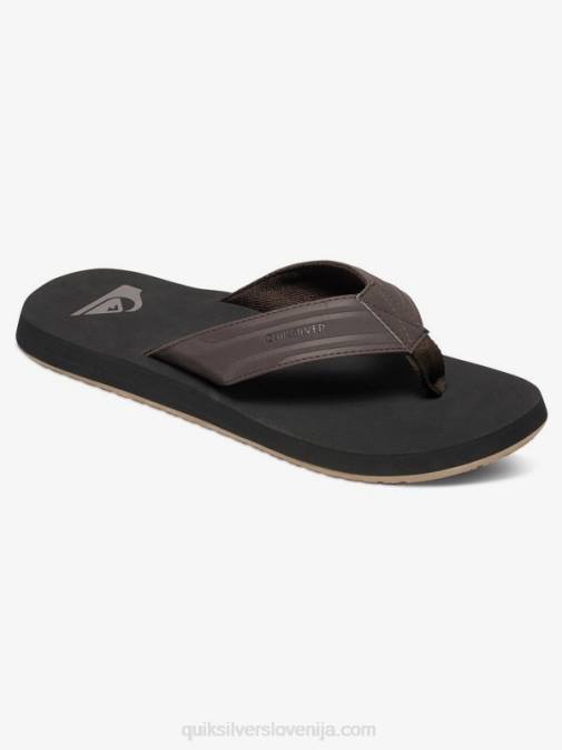 Quiksilver PJ4H1646 moški rjava/črna sandali z opičjim ključem