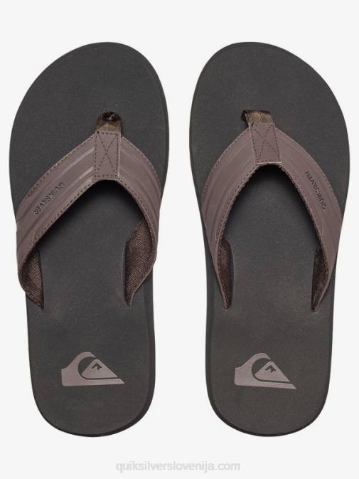 Quiksilver PJ4H1646 moški rjava/črna sandali z opičjim ključem