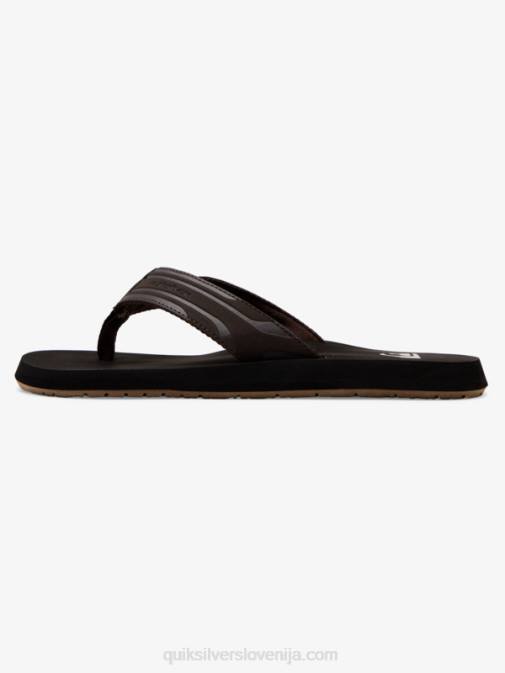Quiksilver PJ4H1646 moški rjava/črna sandali z opičjim ključem