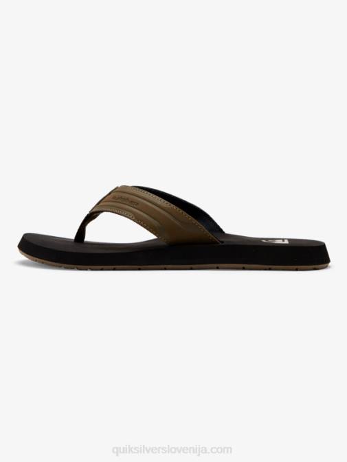 Quiksilver PJ4H1647 moški tan - trdna sandali z opičjim ključem