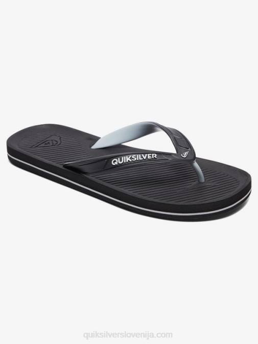 Quiksilver PJ4H1648 moški črna/siva japonke haleiwa