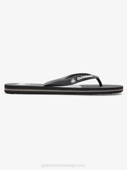 Quiksilver PJ4H1788 moški črna/siva natikači iz smole molokai