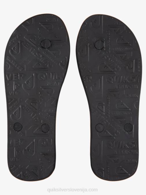 Quiksilver PJ4H1788 moški črna/siva natikači iz smole molokai