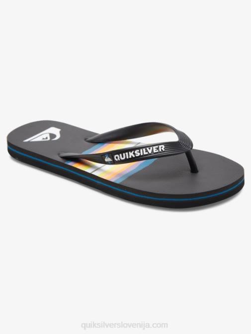 Quiksilver PJ4H1791 moški Črna natikači iz smole molokai