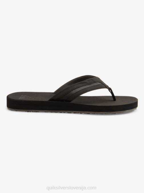 Quiksilver PJ4H1830 moški črna/siva luksuzni sandali carver squish