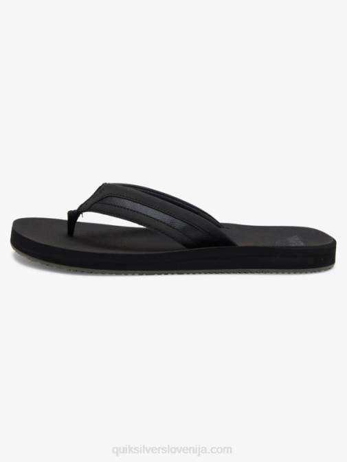 Quiksilver PJ4H1830 moški črna/siva luksuzni sandali carver squish