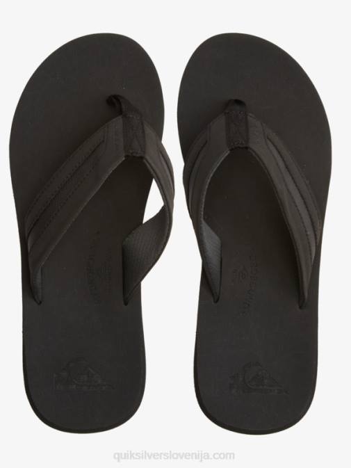 Quiksilver PJ4H1830 moški črna/siva luksuzni sandali carver squish
