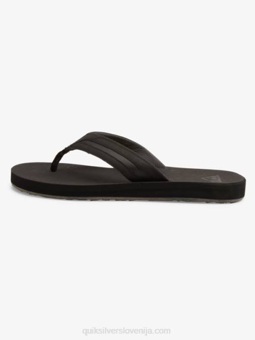 Quiksilver PJ4H1830 moški črna/siva luksuzni sandali carver squish