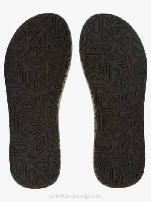 Quiksilver PJ4H1830 moški črna/siva luksuzni sandali carver squish