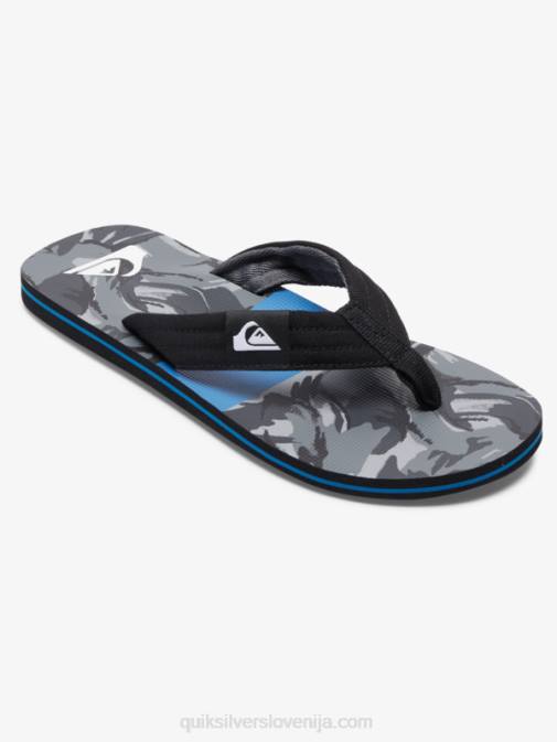Quiksilver PJ4H500 moški črna/siva Molokai layback sandali