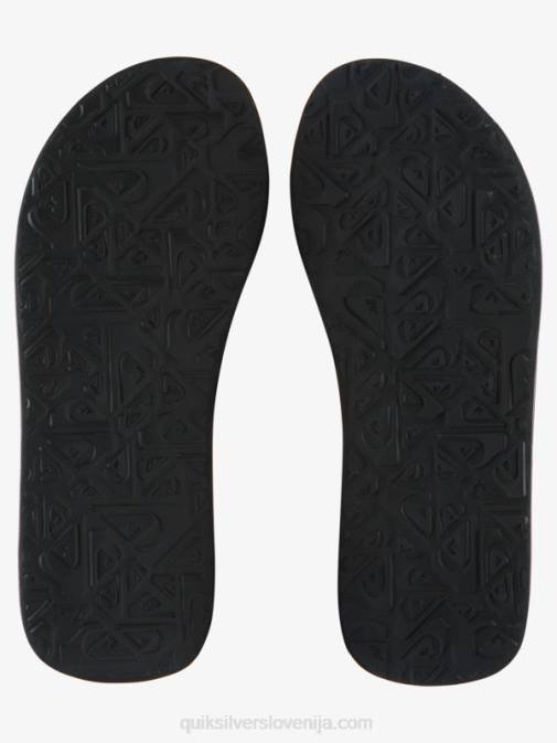 Quiksilver PJ4H502 moški črna/oranžna/siva Molokai layback sandali