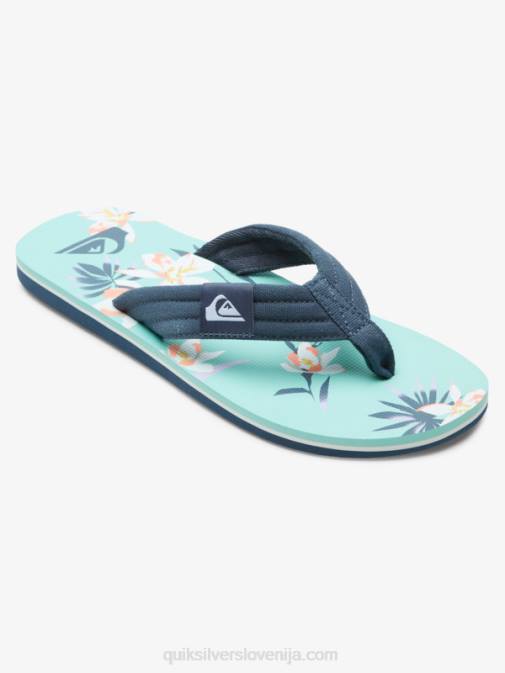 Quiksilver PJ4H505 moški modro zelena Molokai layback sandali