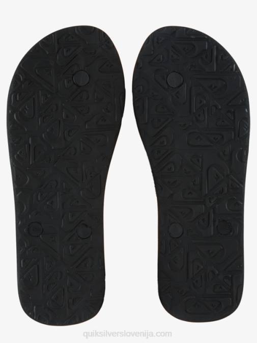 Quiksilver PJ4H522 moški črna/siva/rjava molokai art natikači