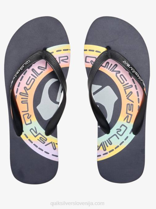 Quiksilver PJ4H523 moški modra/oranžna molokai art natikači