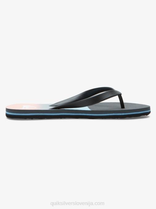 Quiksilver PJ4H571 moški modra/oranžna molokai panel japonke