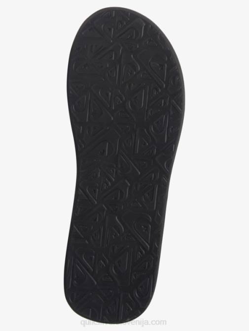 Quiksilver PJ4H611 moški črna/modra sandali z rezbarskim potiskom
