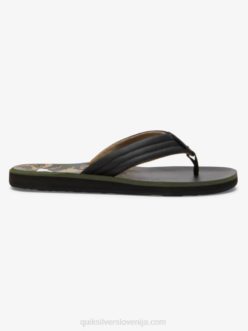 Quiksilver PJ4H613 moški zelena 1 sandali z rezbarskim potiskom