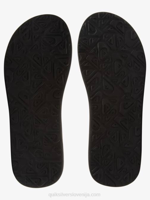 Quiksilver PJ4H615 moški črna/modra/siva sandali z rezbarskim potiskom