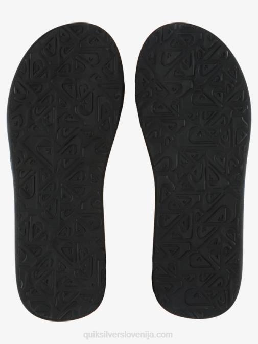 Quiksilver PJ4H616 moški modra/črna sandali z rezbarskim potiskom