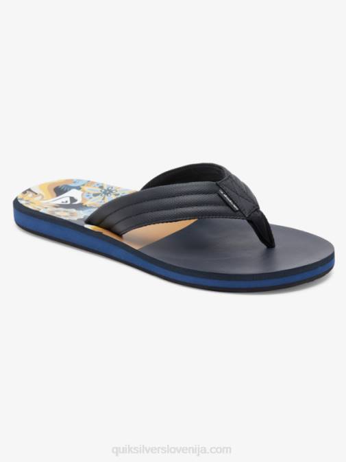 Quiksilver PJ4H617 moški rjava 1 sandali z rezbarskim potiskom