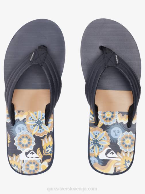 Quiksilver PJ4H617 moški rjava 1 sandali z rezbarskim potiskom