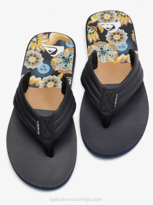 Quiksilver PJ4H617 moški rjava 1 sandali z rezbarskim potiskom