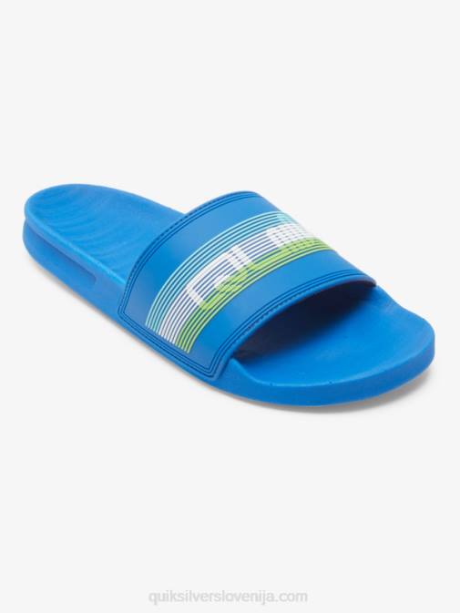 Quiksilver PJ4H685 moški modra 4 rivi drsni sandali slide wordmark