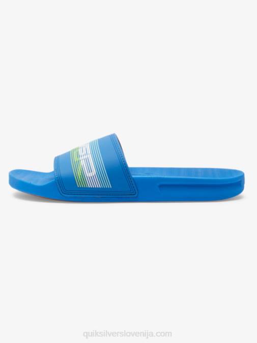 Quiksilver PJ4H685 moški modra 4 rivi drsni sandali slide wordmark