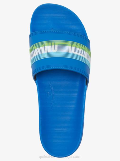 Quiksilver PJ4H685 moški modra 4 rivi drsni sandali slide wordmark