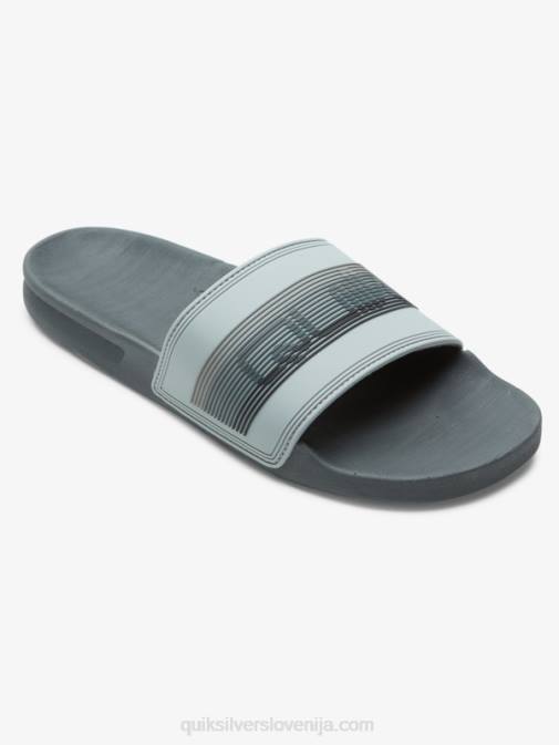 Quiksilver PJ4H687 moški siva 1 rivi drsni sandali slide wordmark
