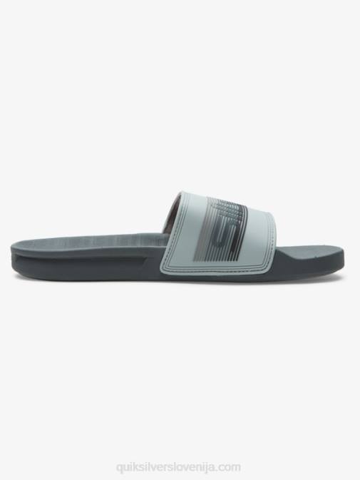 Quiksilver PJ4H687 moški siva 1 rivi drsni sandali slide wordmark