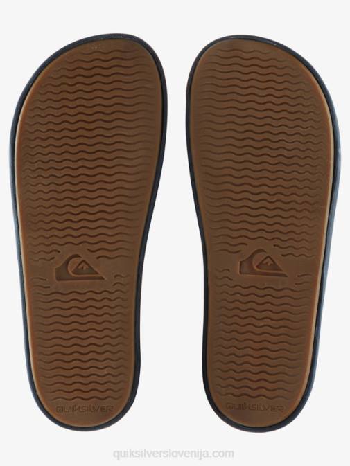 Quiksilver PJ4H688 moški modra 3 rivi drsni sandali slide wordmark