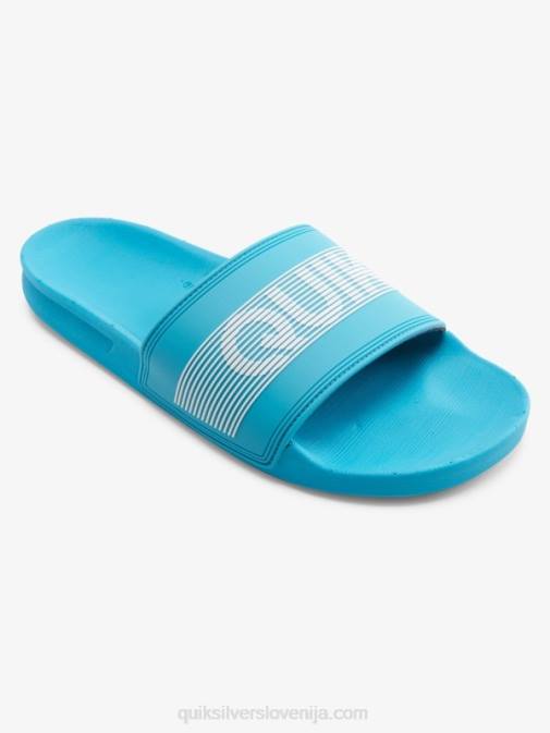 Quiksilver PJ4H692 moški modra 1 rivi drsni sandali slide wordmark