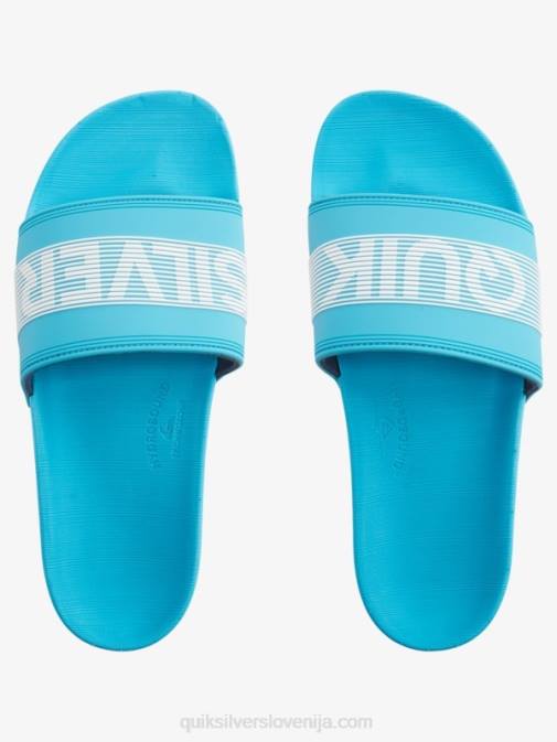 Quiksilver PJ4H692 moški modra 1 rivi drsni sandali slide wordmark