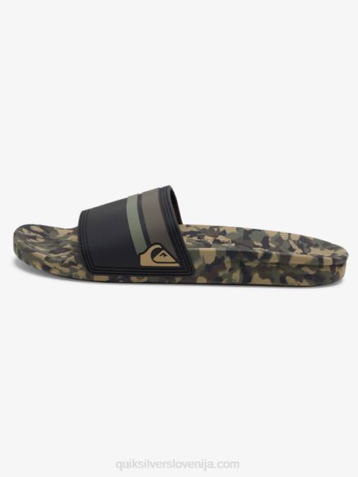 Quiksilver PJ4H761 moški zelena 2 rivi slide slider sandali