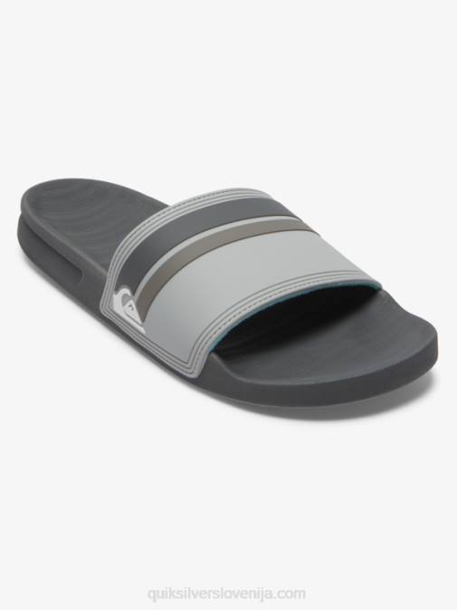 Quiksilver PJ4H762 moški siva 2 rivi slide slider sandali