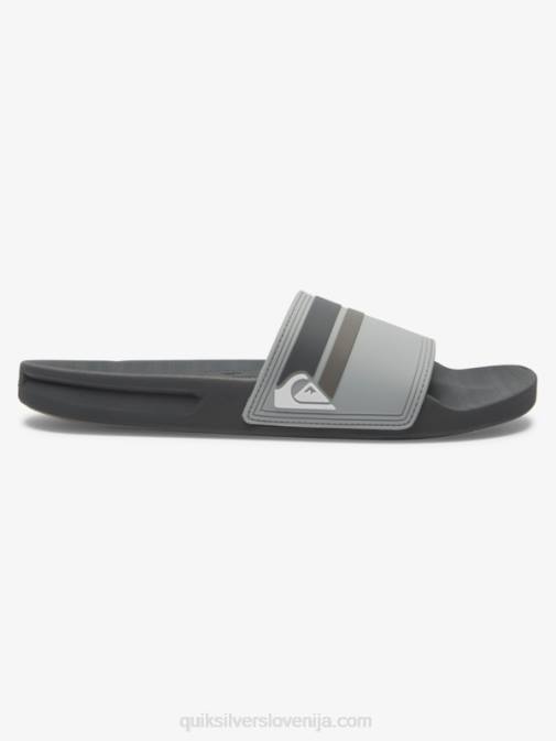 Quiksilver PJ4H762 moški siva 2 rivi slide slider sandali