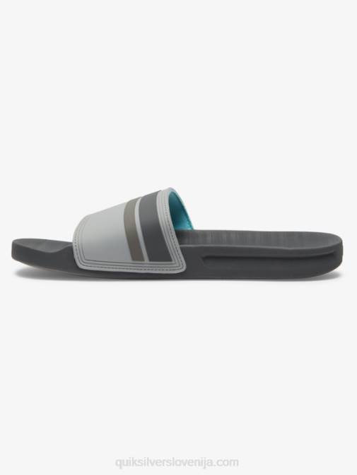 Quiksilver PJ4H762 moški siva 2 rivi slide slider sandali