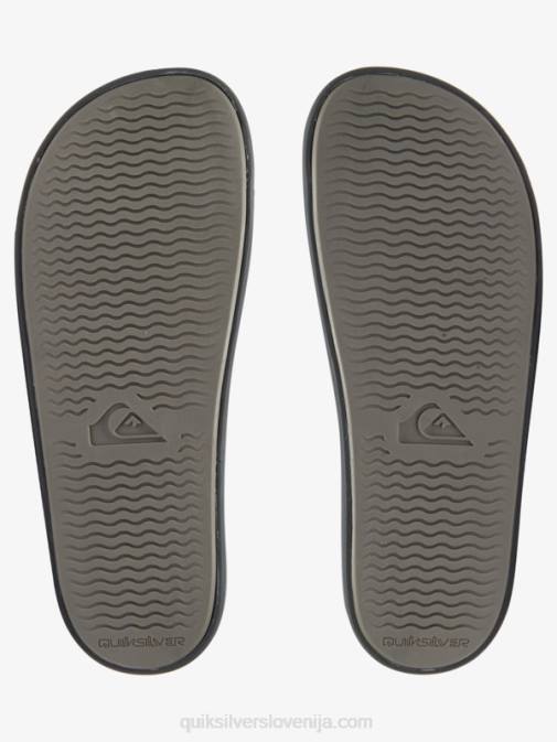 Quiksilver PJ4H762 moški siva 2 rivi slide slider sandali