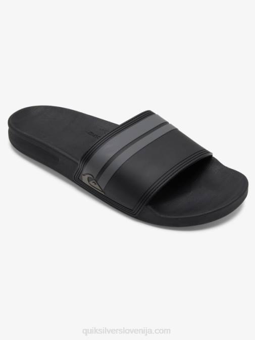 Quiksilver PJ4H763 moški črna/siva rivi slide slider sandali