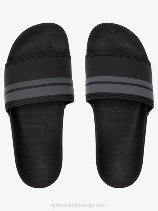 Quiksilver PJ4H763 moški črna/siva rivi slide slider sandali