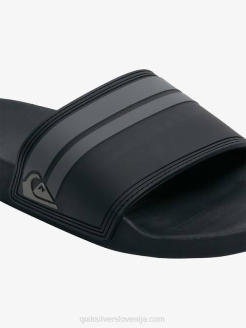 Quiksilver PJ4H763 moški črna/siva rivi slide slider sandali