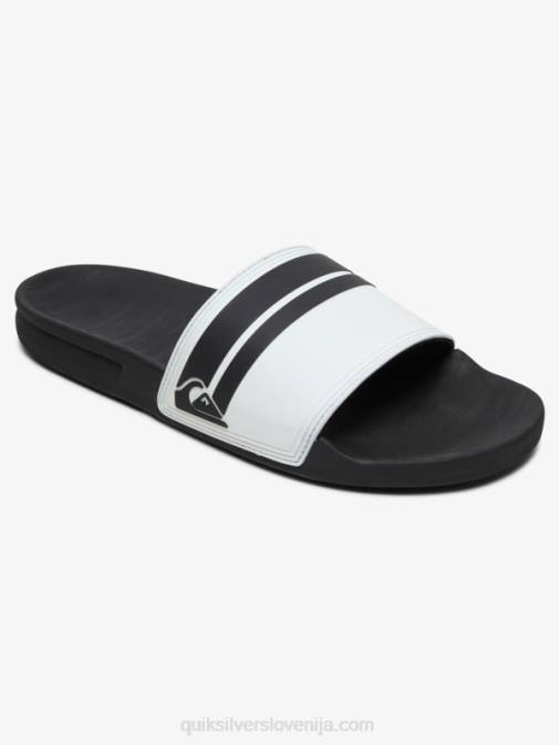 Quiksilver PJ4H765 moški bela/črna rivi slide slider sandali