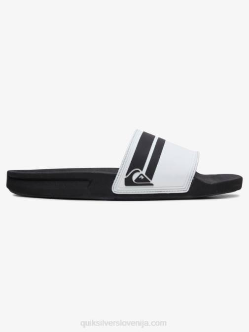 Quiksilver PJ4H765 moški bela/črna rivi slide slider sandali